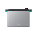 uitbreidingsbatterij Zendure AB3000L in zilvergrijs met zwarte en groene accenten, compacte metalen behuizing, modelnummer zichtbaar